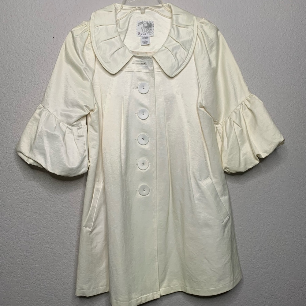 RYU Puff Sleeve Jacket with Pockets